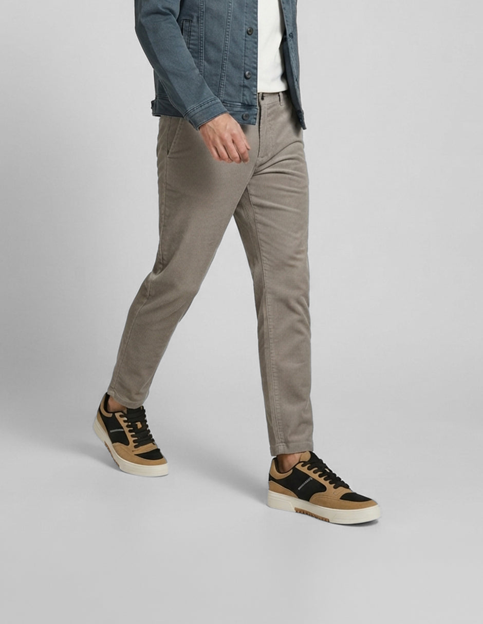 Tenis con cordones Urban en Textil – Café