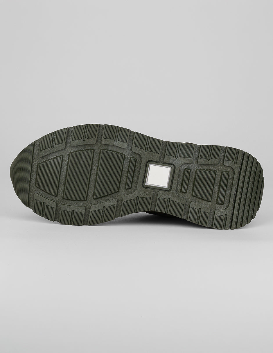 Tenis tipo deportivo Bear en Piel vegana – Verde