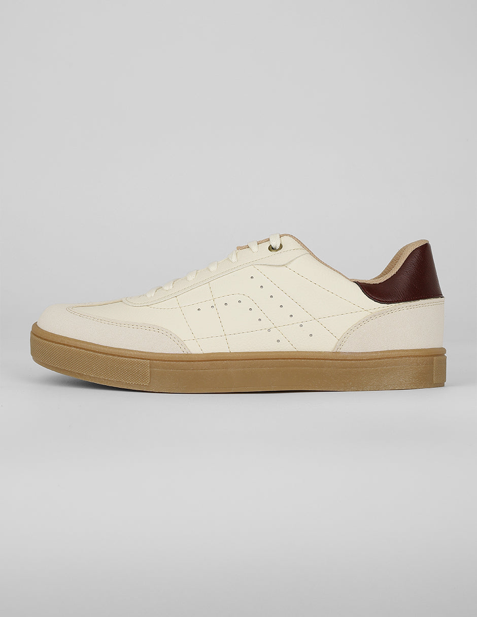 Tenis con cordones Exterior Piel vegana Color Late Para Hombre De RBCOLLECTION