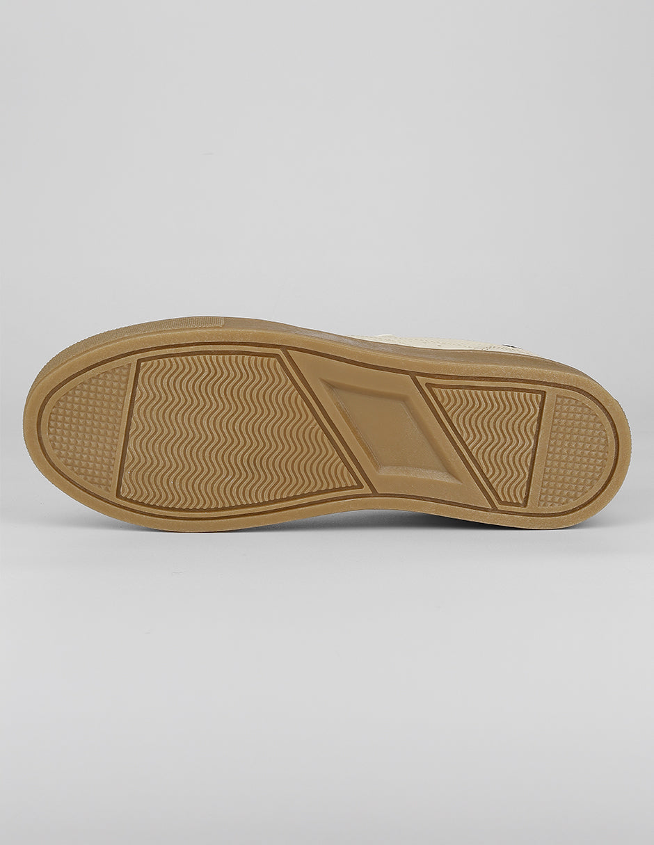 Tenis con cordones Urban en Piel vegana – Blanco