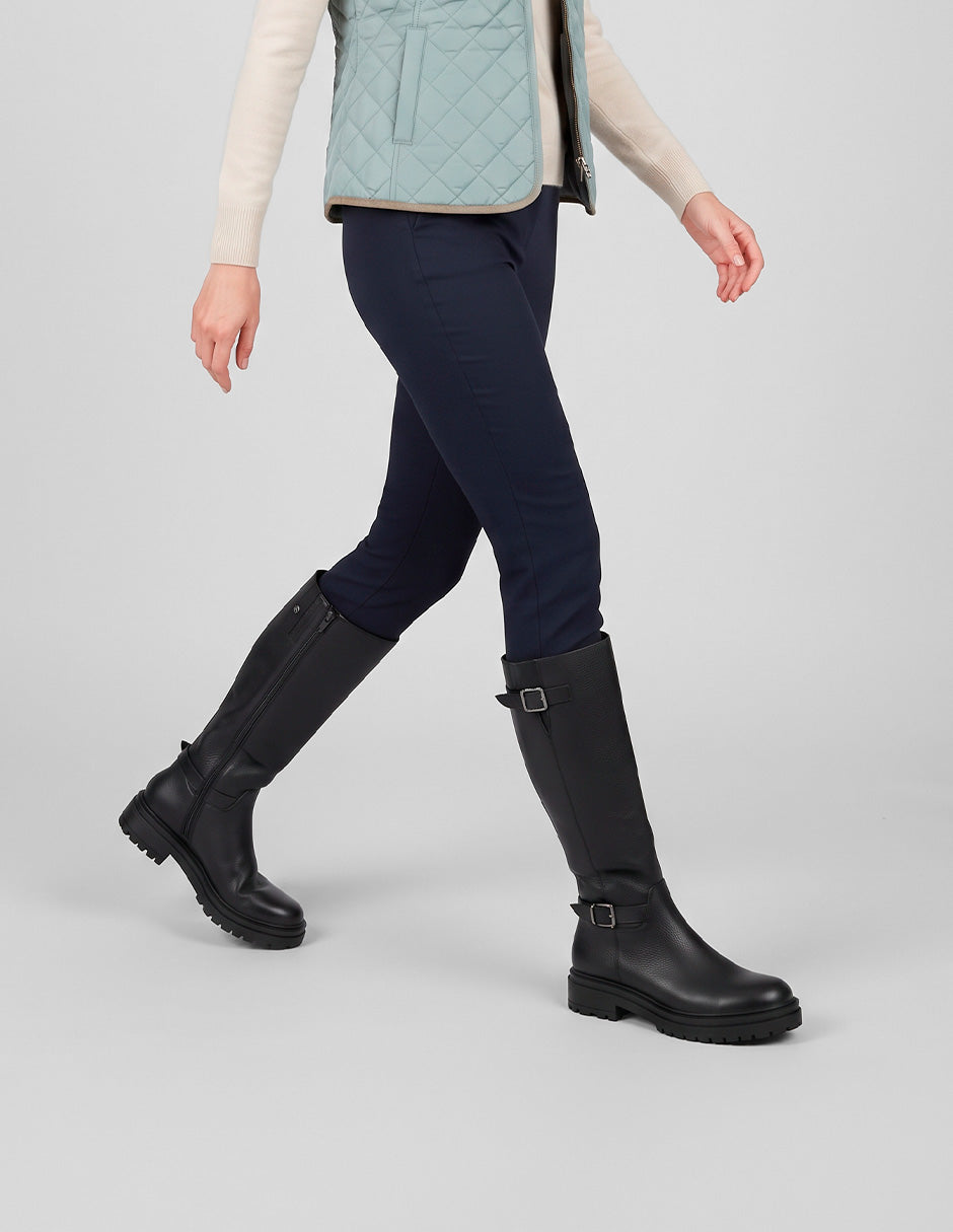 Botas altas Bosqui en Piel – Negro