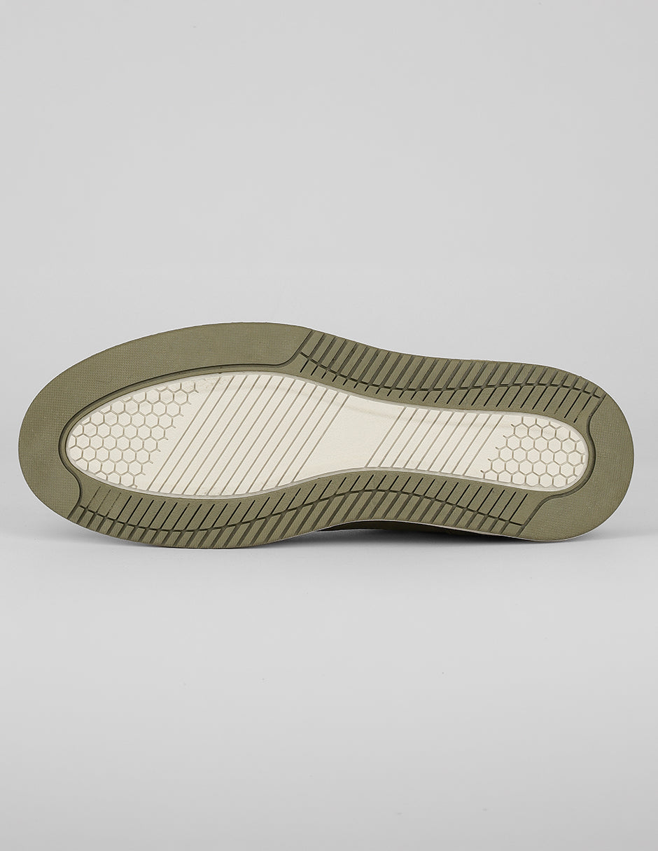 Tenis con cordones Urban en Piel vegana – Verde