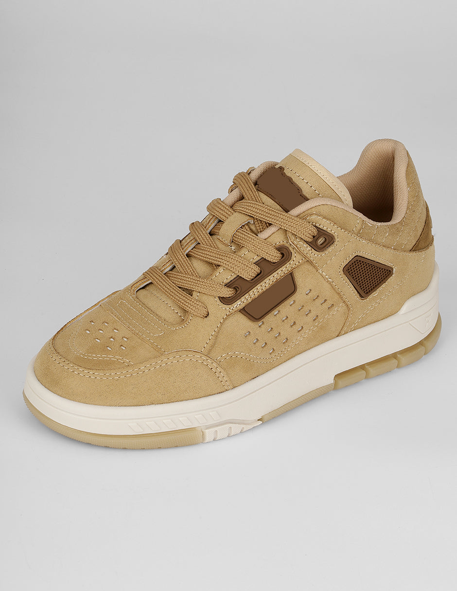 Tenis con cordones Urban en Gamuza – Café