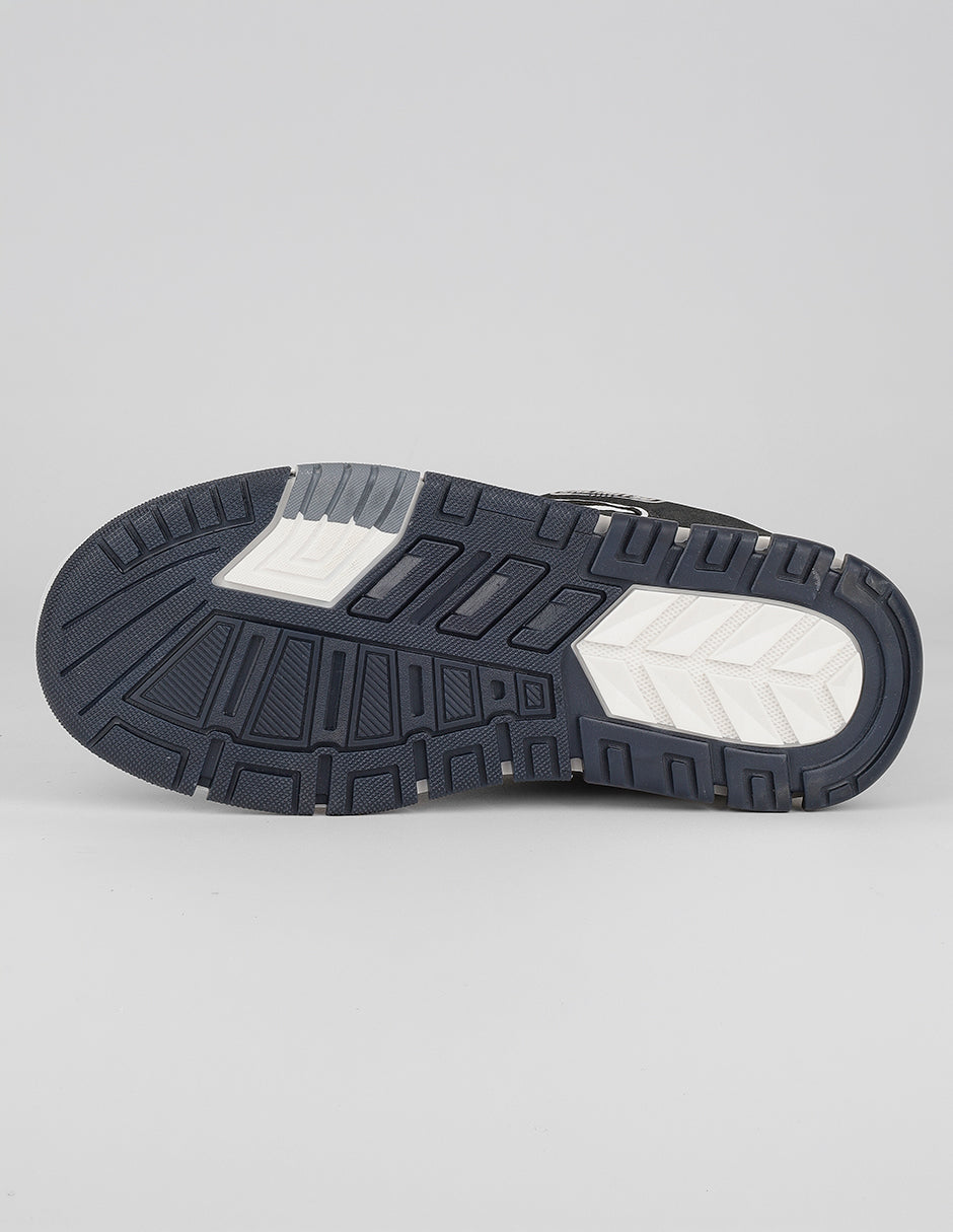 Tenis con cordones Urban en Piel vegana – Gris