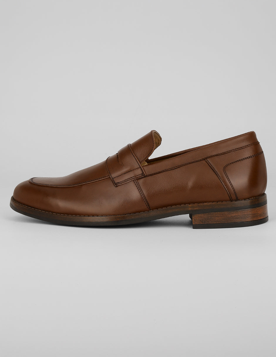 Mocasines Exterior Piel Color Camel Para Hombre De RBCOLLECTION