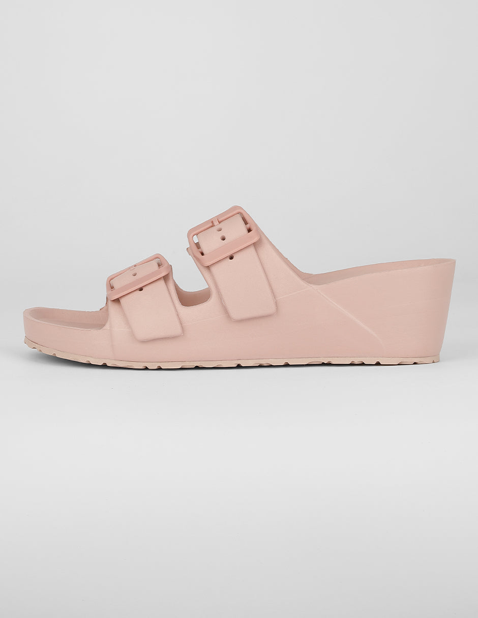 Sandalias con plataforma Exterior Sintético Color Rosa Para Mujer De RBBASICS
