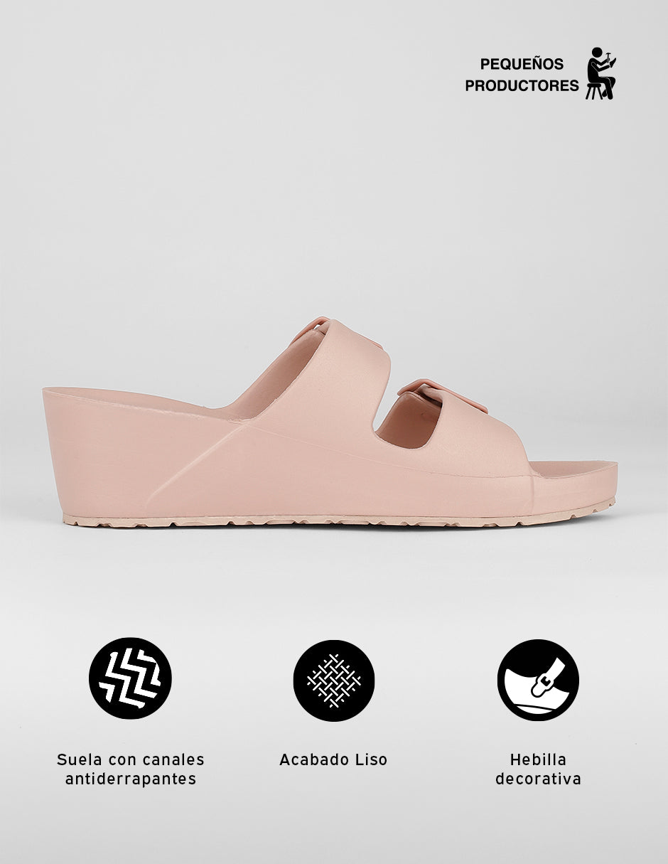 Sandalias con plataforma Walk en Sintético – Rosa