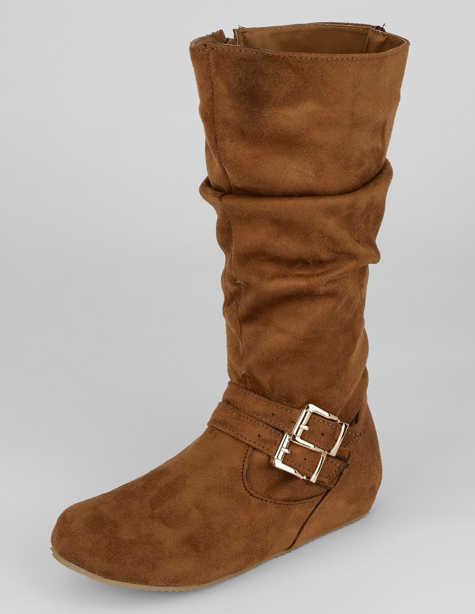 Botas altas Walk en Gamuza – Café