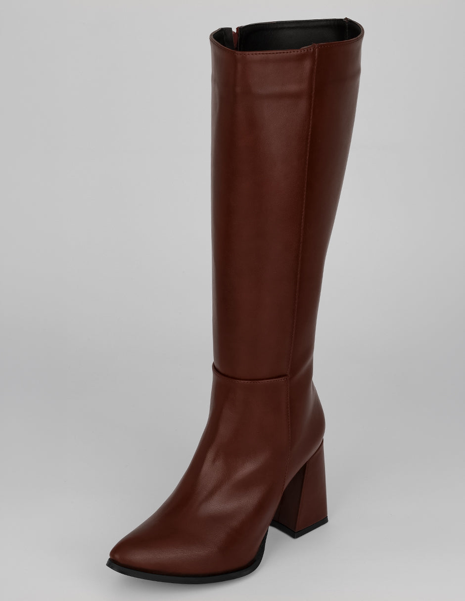 Botas altas Hella en Piel vegana – Rojo