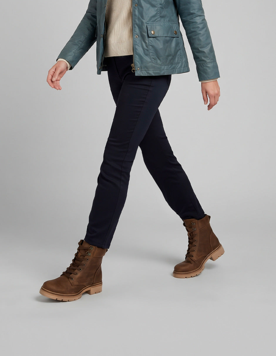 Botas casuales Bike en Piel vegana – Café