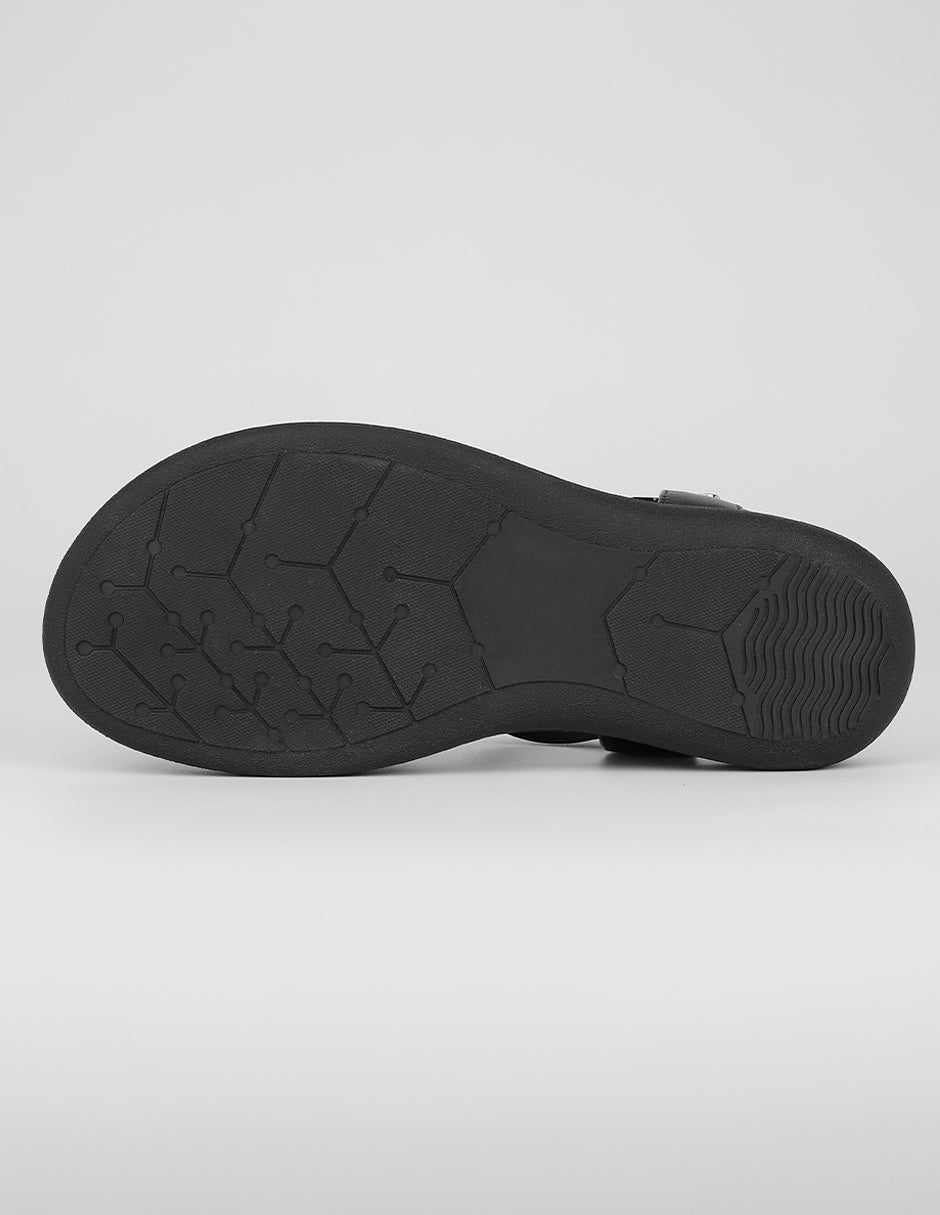 Sandalias con plataforma Birt en Piel vegana – Negro