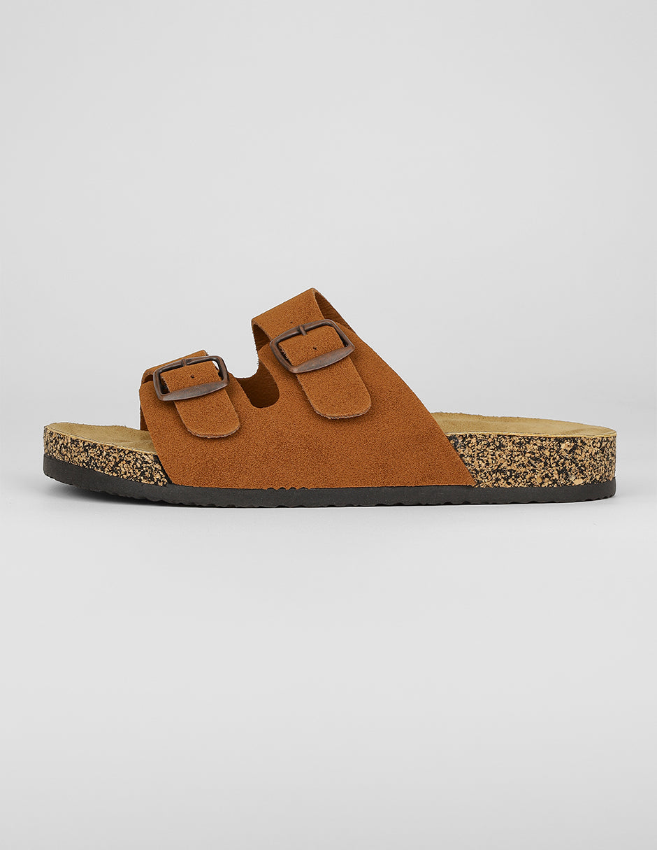 Sandalias de piso Exterior Textil Color Café Para Mujer De RBCOLLECTION