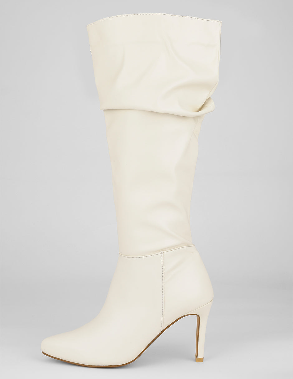 Botas altas Exterior Piel vegana Color Late Para Mujer De RBCOLLECTION