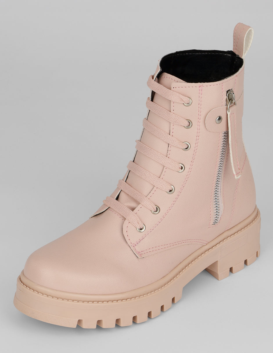 Botas casuales Bike en Sintético – Rosa