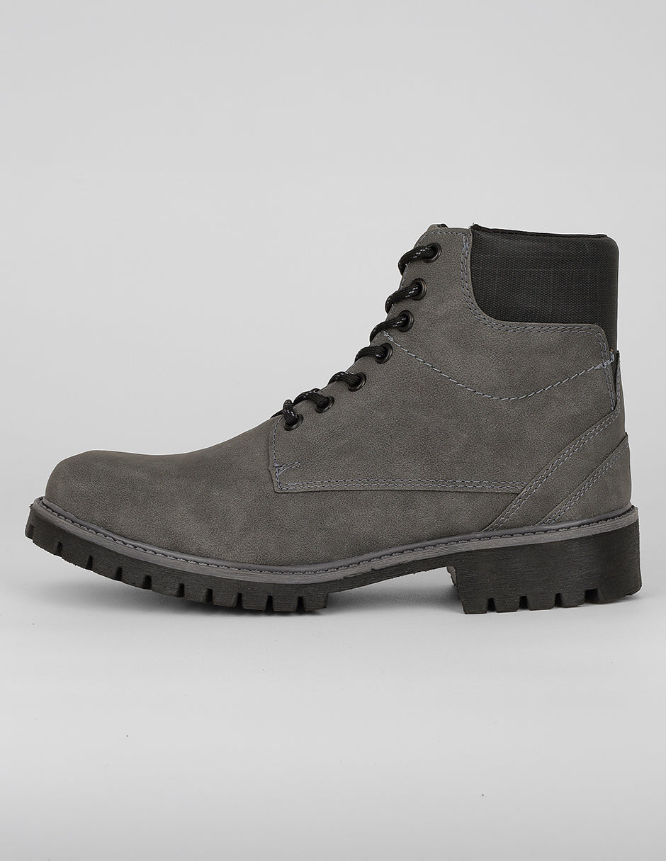 Botas casuales Exterior Piel vegana Color Gris Para Hombre De RBCOLLECTION