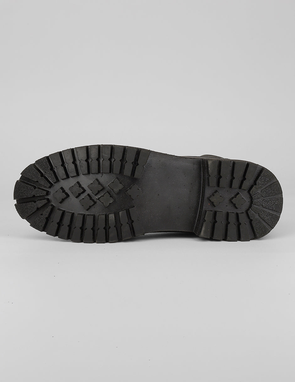 Botas casuales Bike en Piel vegana – Gris
