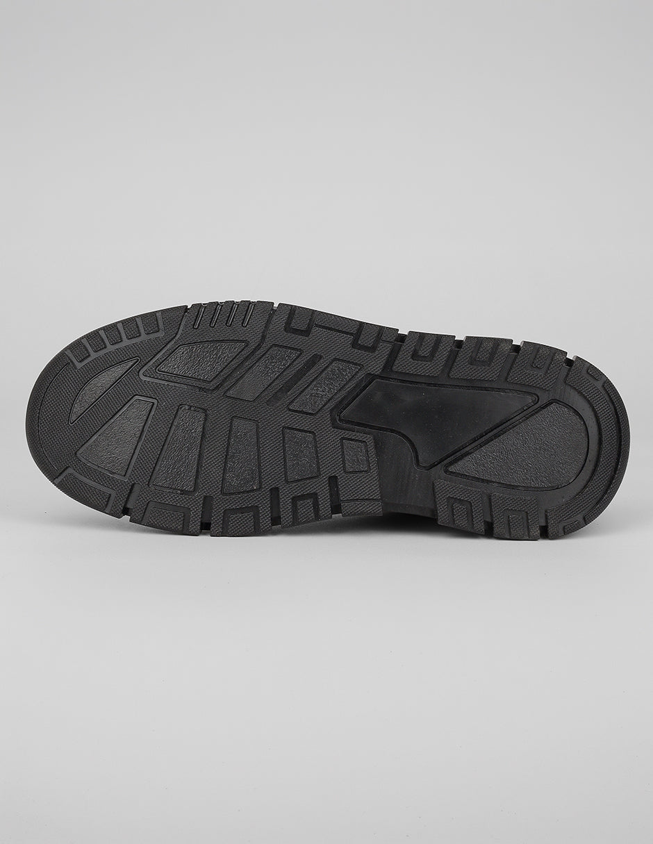 Tenis con cordones Urban en Textil – Negro