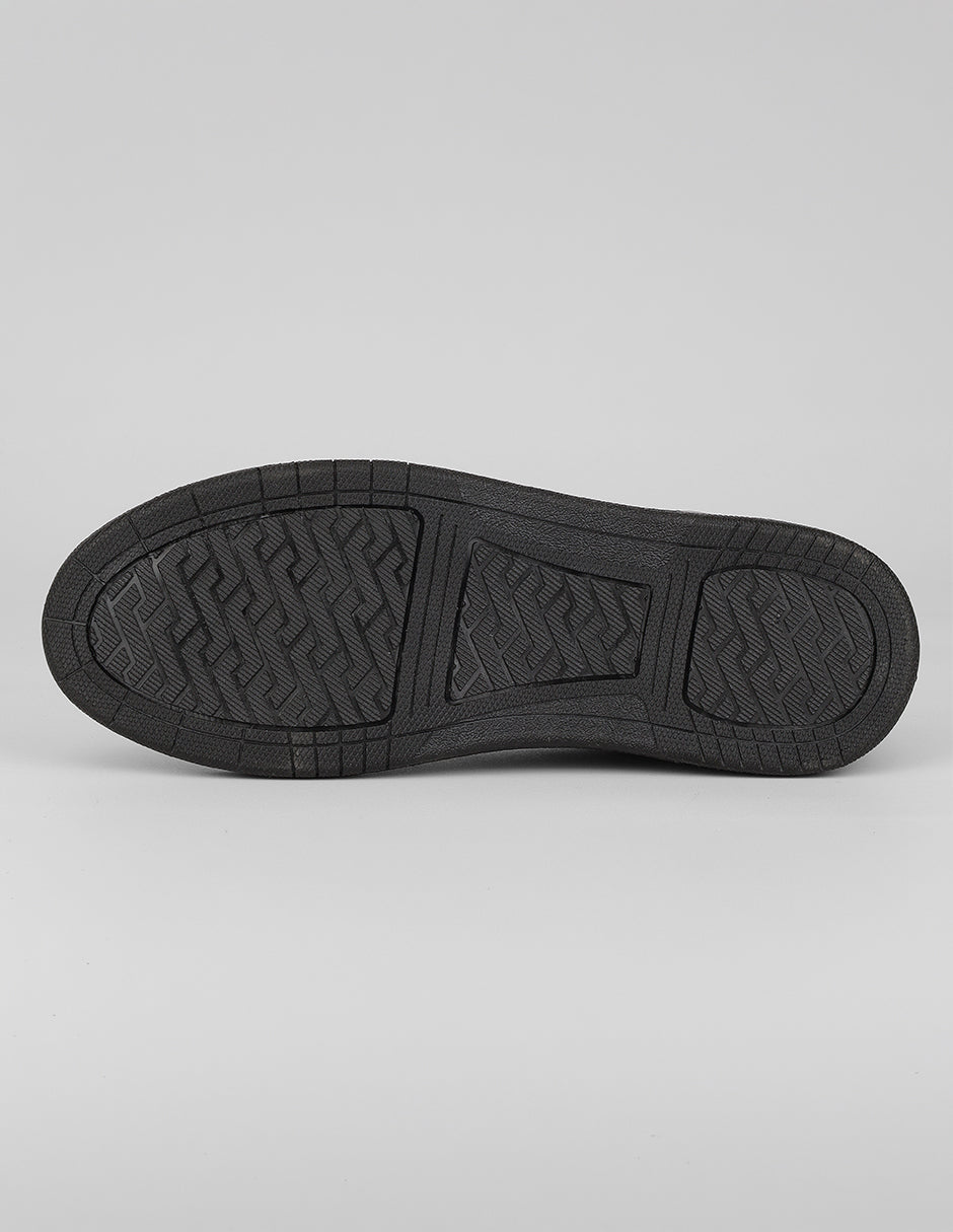 Tenis con cordones Urban en Piel vegana – Negro