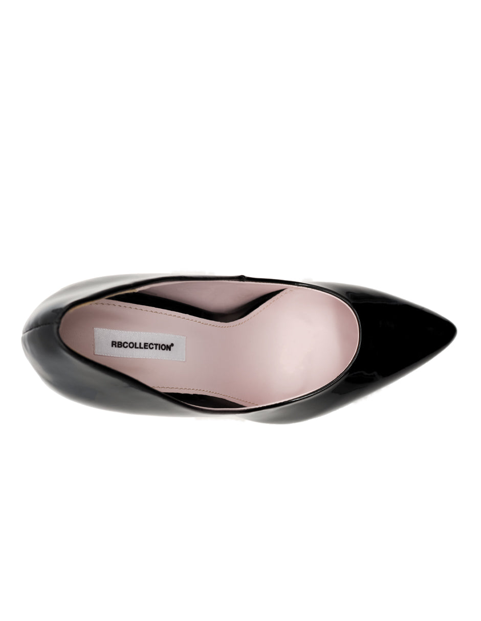 Zapatillas Exterior Charol Sintético Color Negro Para Mujer De RBCOLLECTION