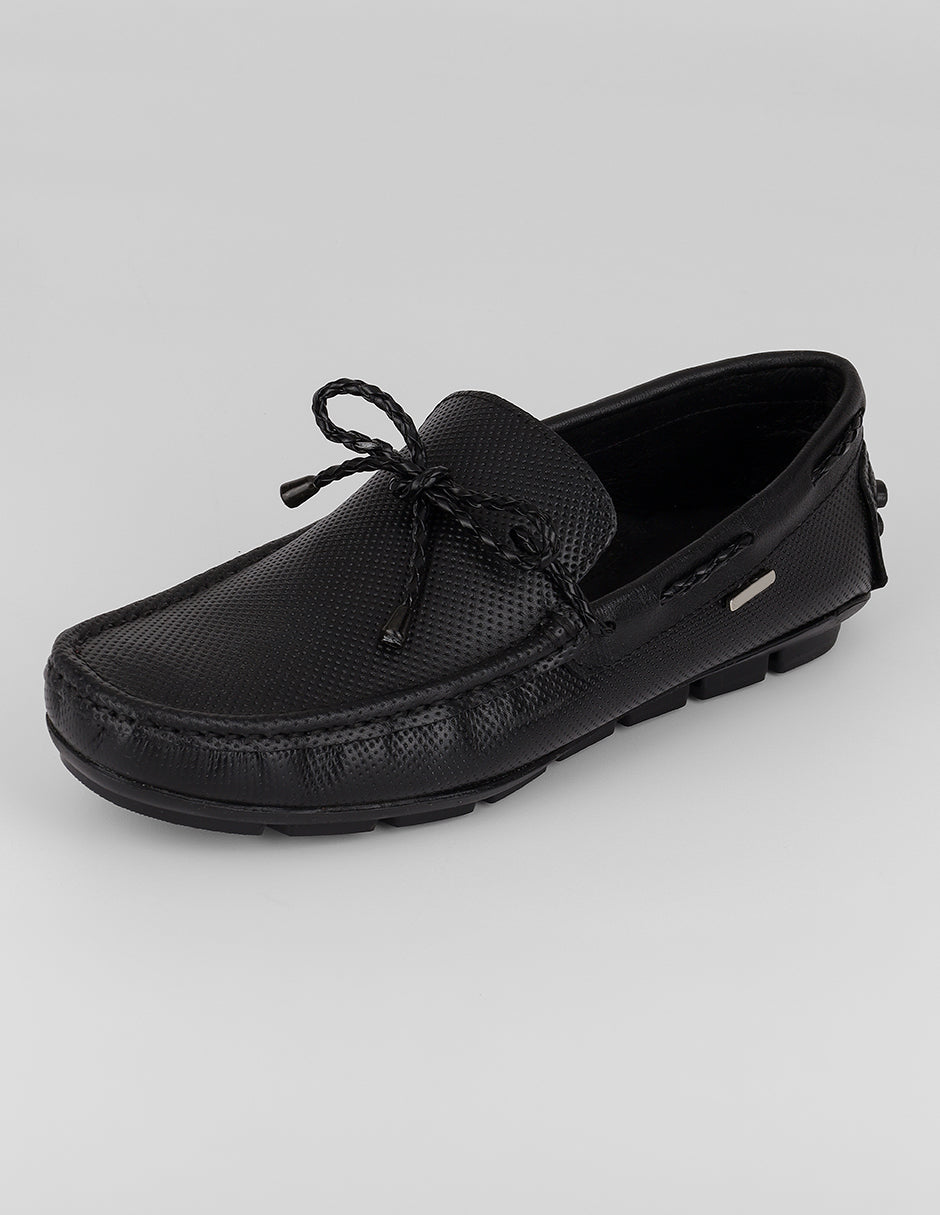 Mocasines Classy en Piel – Negro