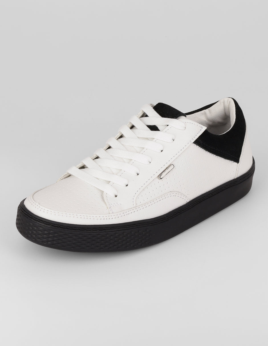 Tenis con cordones Urban en Sintético – Blanco