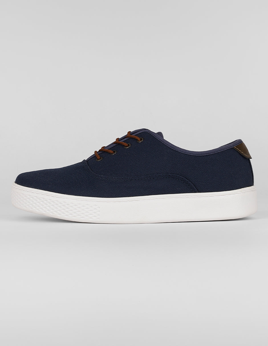 Tenis con cordones Urban en Textil – Azul