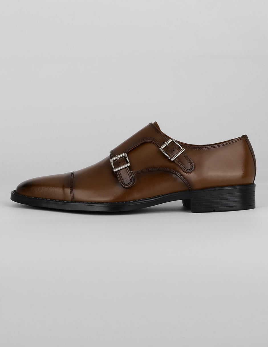 Zapatos de vestir Signature line en Piel – Café