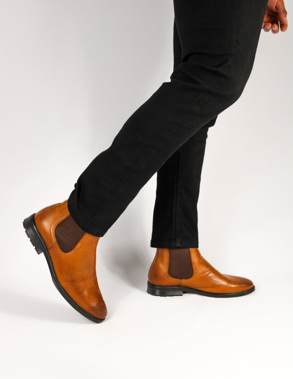 Botas casuales Exterior Piel Color Café Para Hombre De RBCOLLECTION