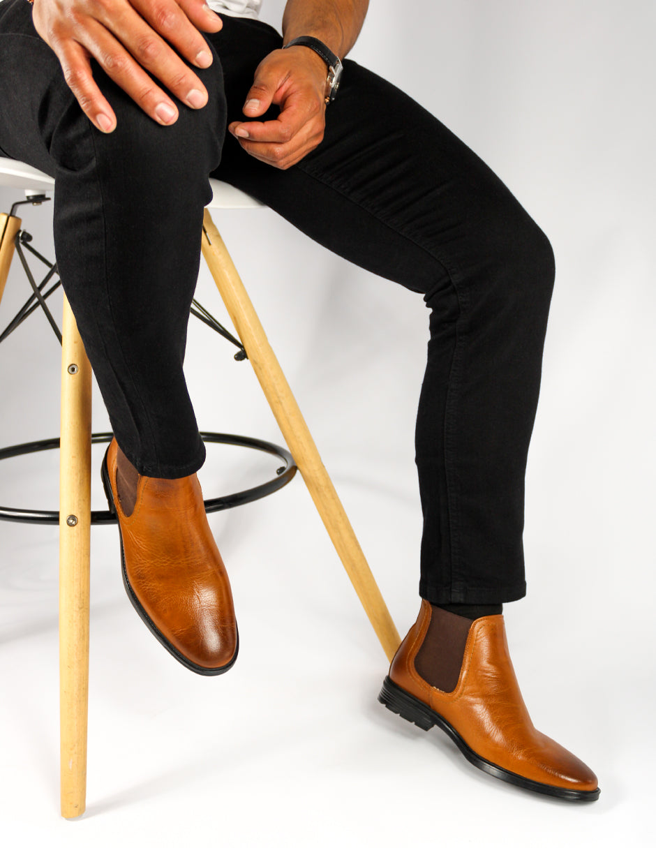 Botas casuales Exterior Piel Color Café Para Hombre De RBCOLLECTION