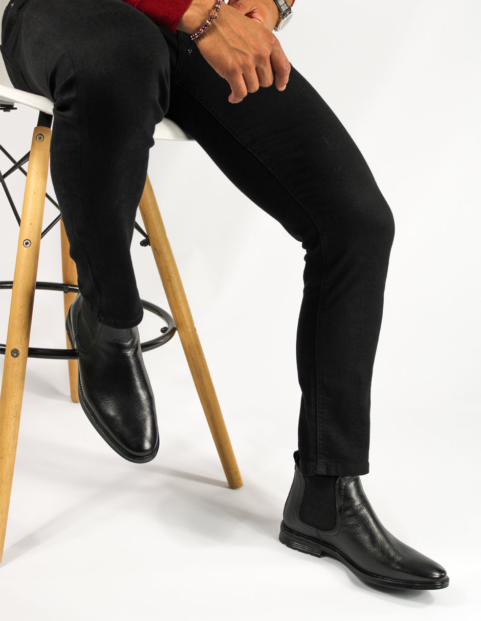 Botas casuales Exterior Piel Color Negro Para Hombre De RBCOLLECTION