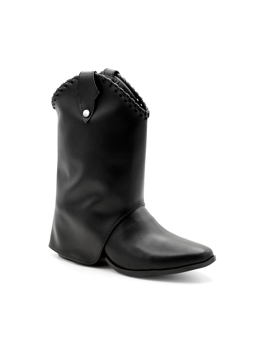 Botas tipo western Exterior Piel sintética Color Negro Para Mujer De RBCOLLECTION