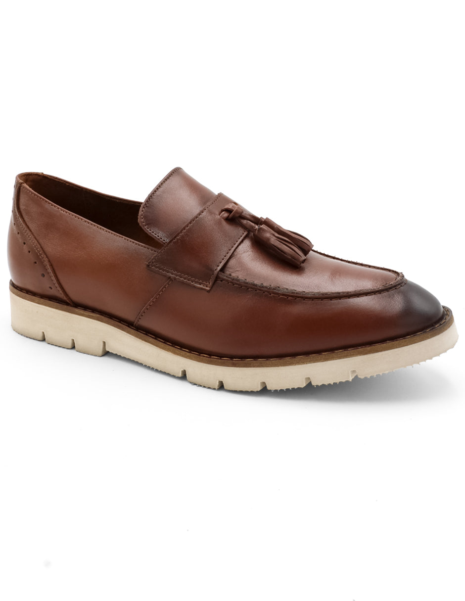 Mocasines Exterior Piel natural Color Café Para Hombre De RBCOLLECTION