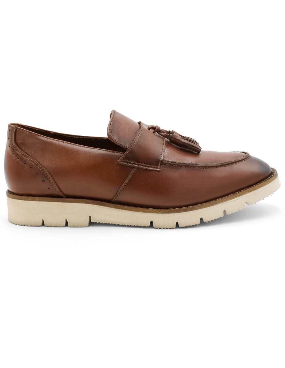 Mocasines Exterior Piel natural Color Café Para Hombre De RBCOLLECTION