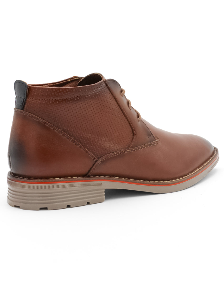 Oxfords Exterior Piel natural Color Café Para Hombre De RBCOLLECTION