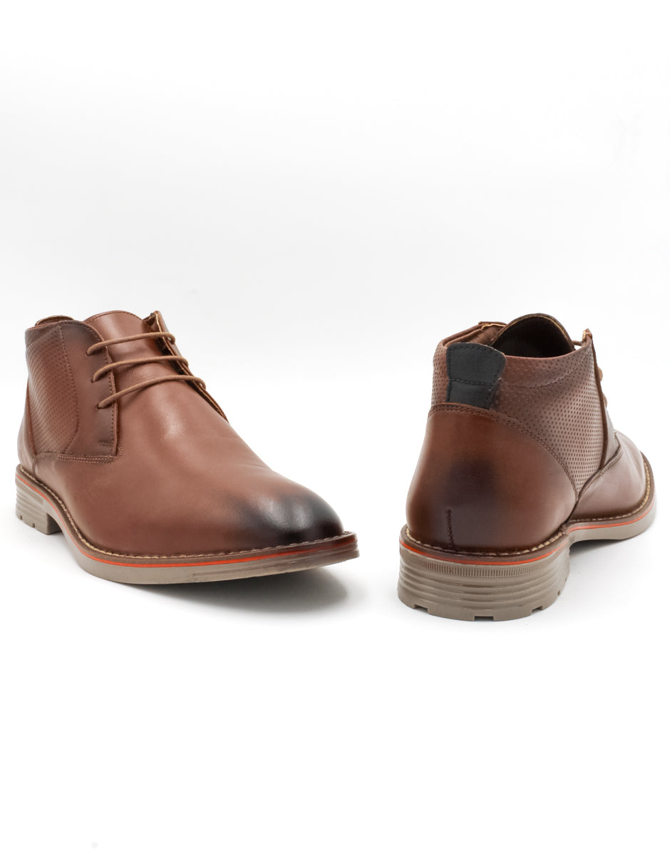 Oxfords Exterior Piel natural Color Café Para Hombre De RBCOLLECTION