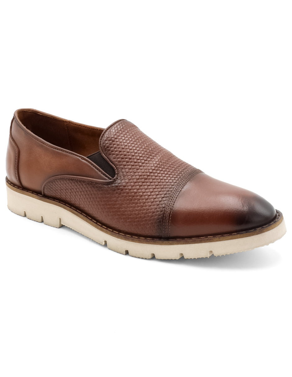 Mocasines Exterior Piel natural Color Café Para Hombre De RBCOLLECTION