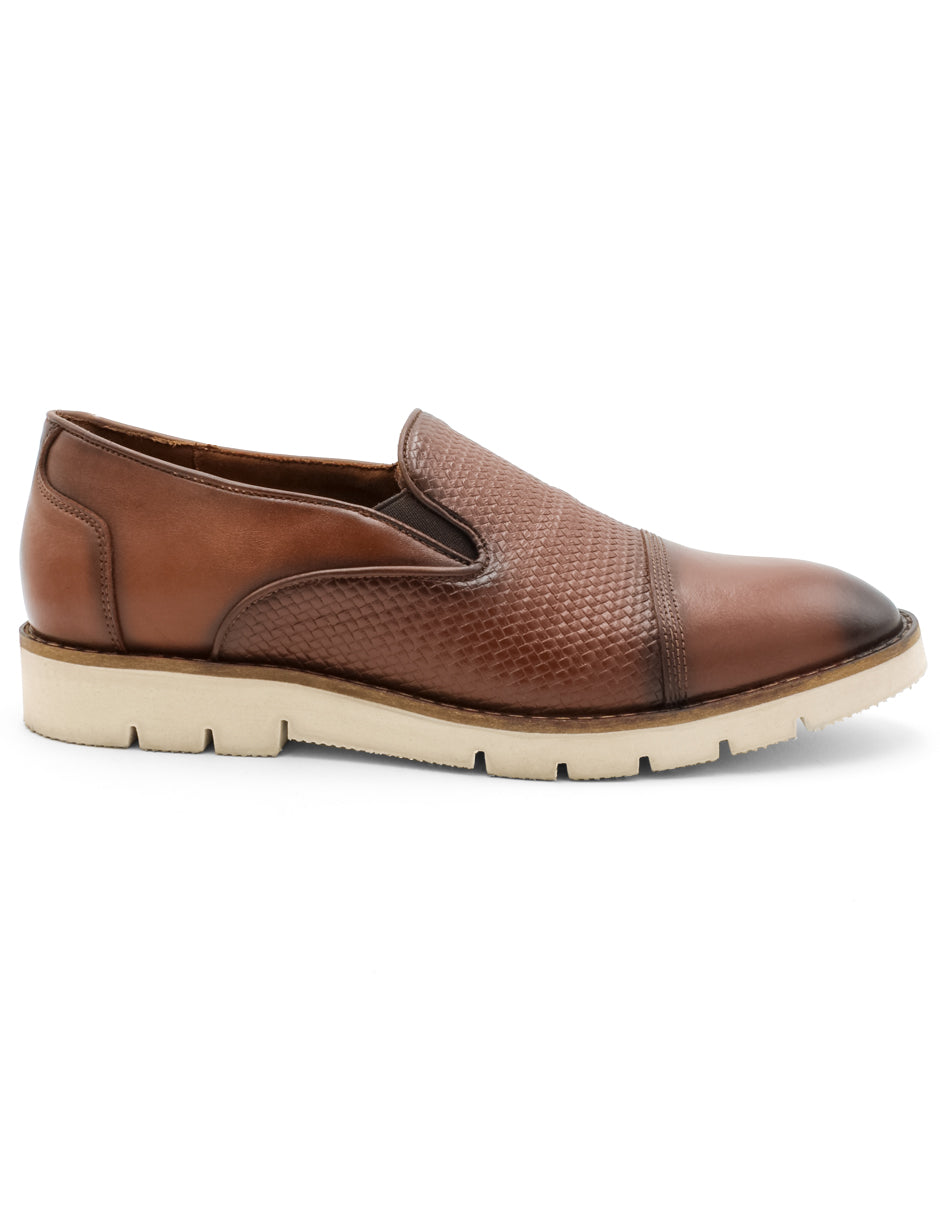 Mocasines Exterior Piel natural Color Café Para Hombre De RBCOLLECTION