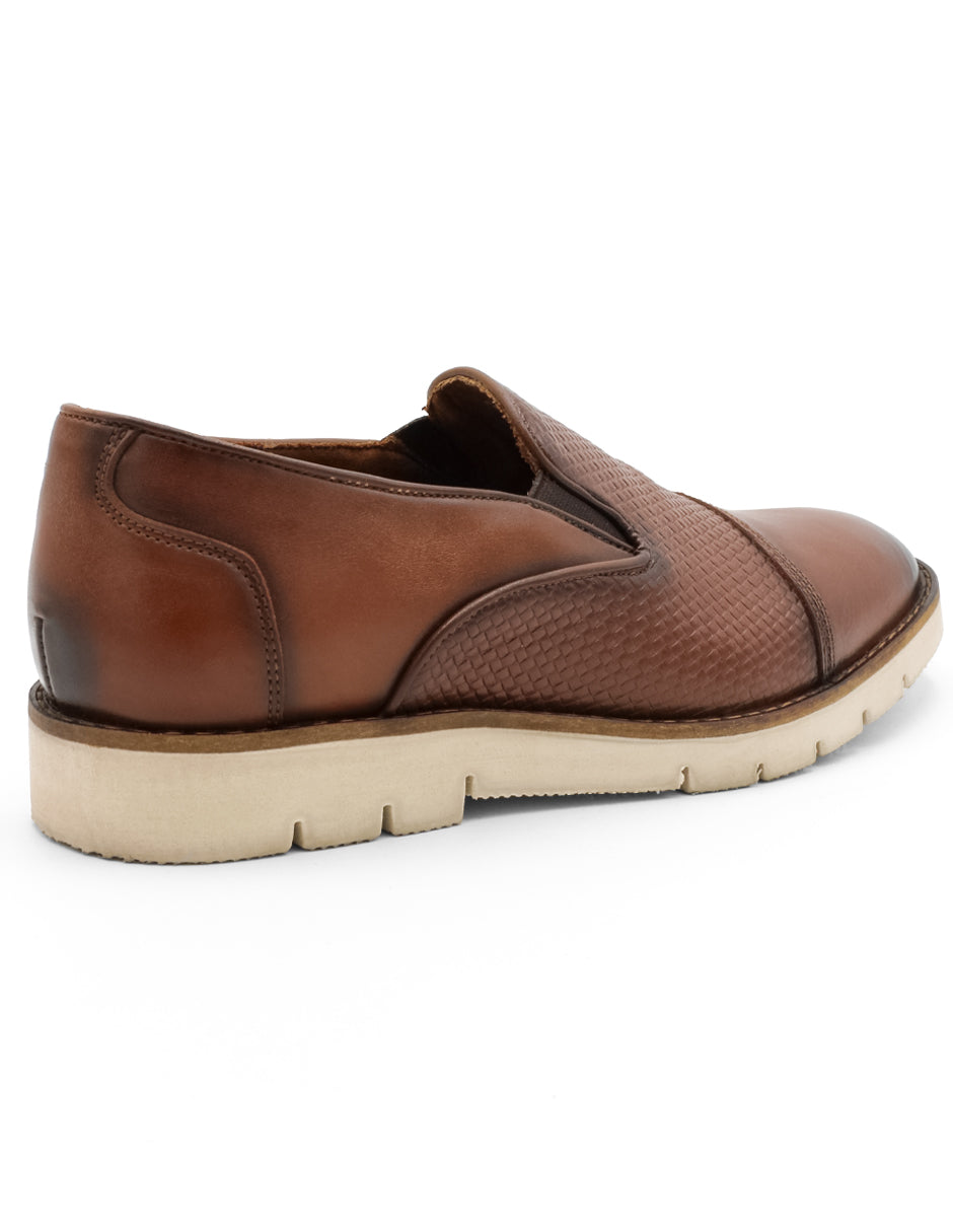 Mocasines Exterior Piel natural Color Café Para Hombre De RBCOLLECTION