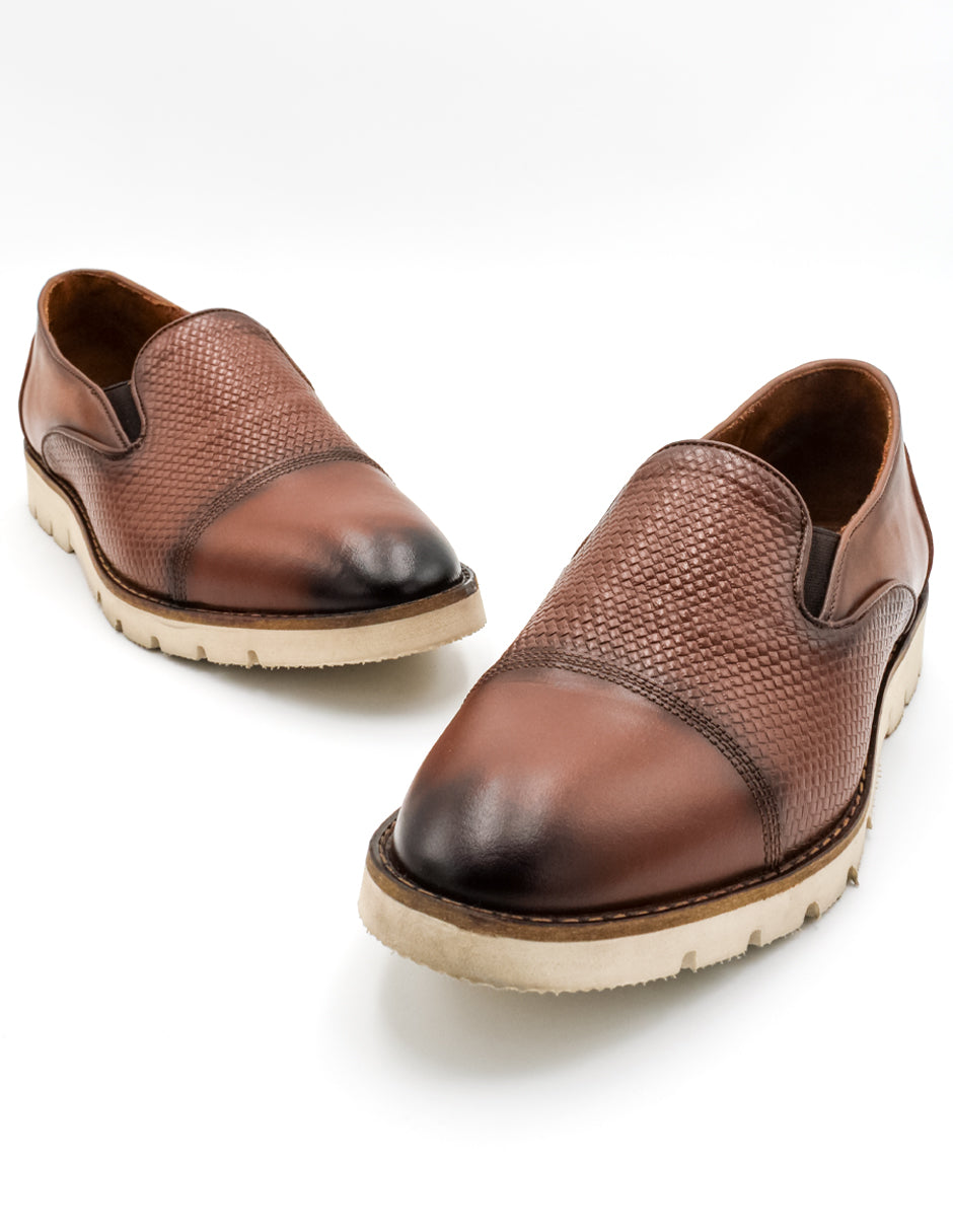 Mocasines Exterior Piel natural Color Café Para Hombre De RBCOLLECTION