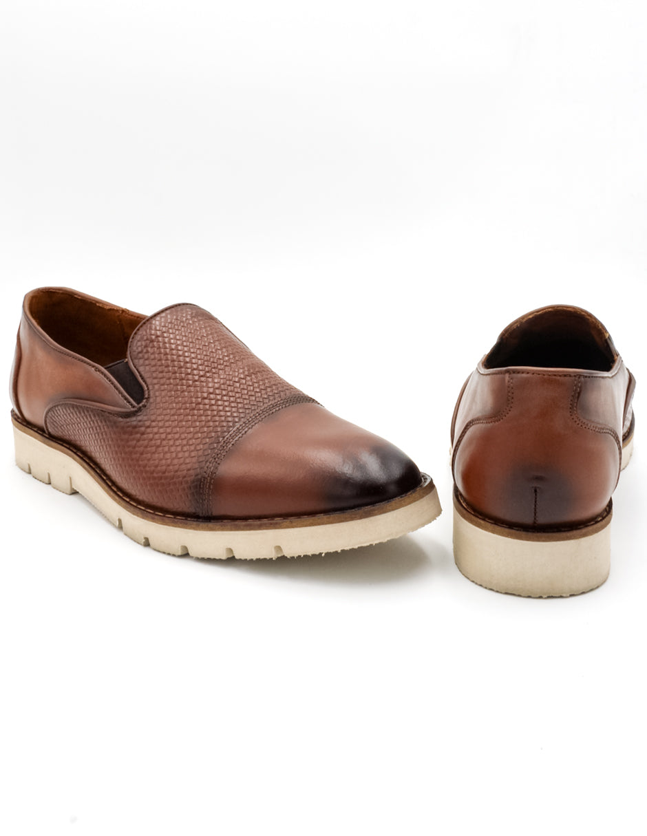 Mocasines Exterior Piel natural Color Café Para Hombre De RBCOLLECTION