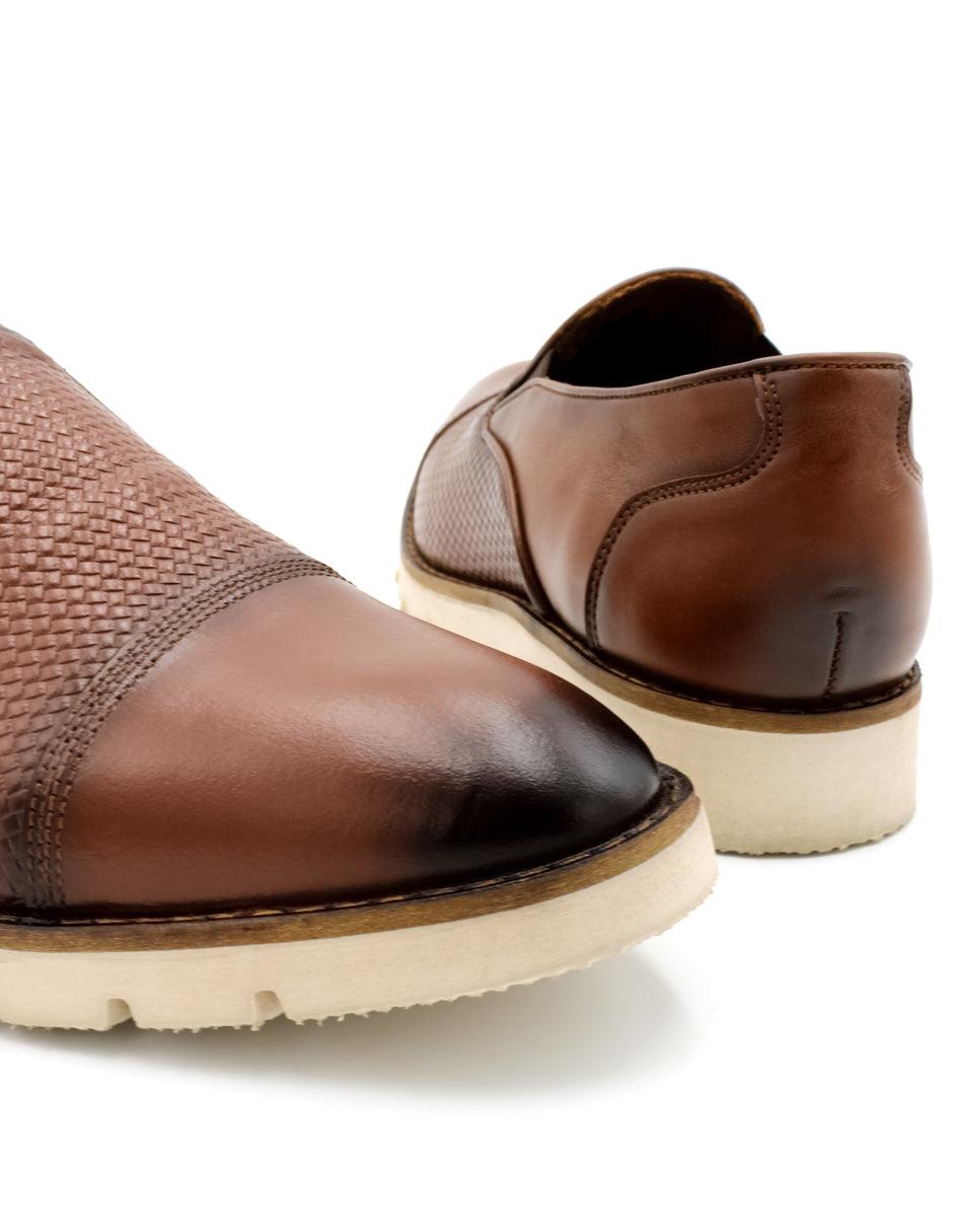 Mocasines Exterior Piel natural Color Café Para Hombre De RBCOLLECTION