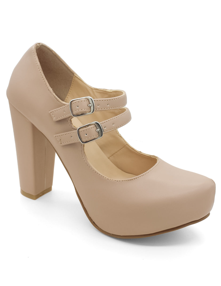 Zapatillas Exterior Piel vegana Color Beige  Para Mujer De RBCOLLECTION