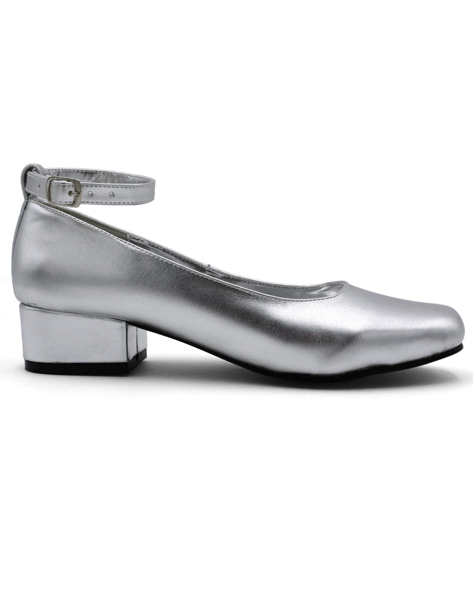 Zapatillas Exterior Piel sintética Color Plata Para Mujer De RBCOLLECTION