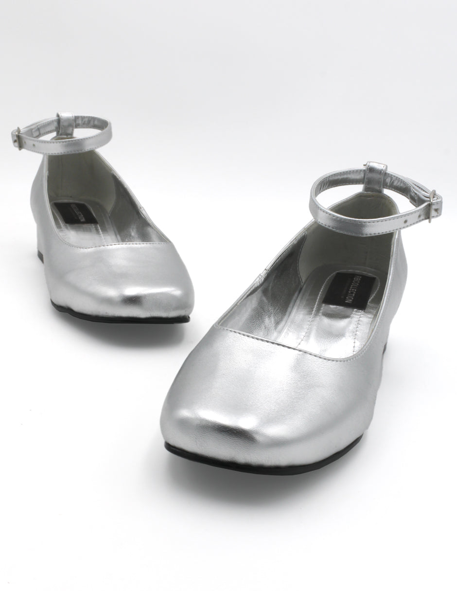 Zapatillas Exterior Piel sintética Color Plata Para Mujer De RBCOLLECTION