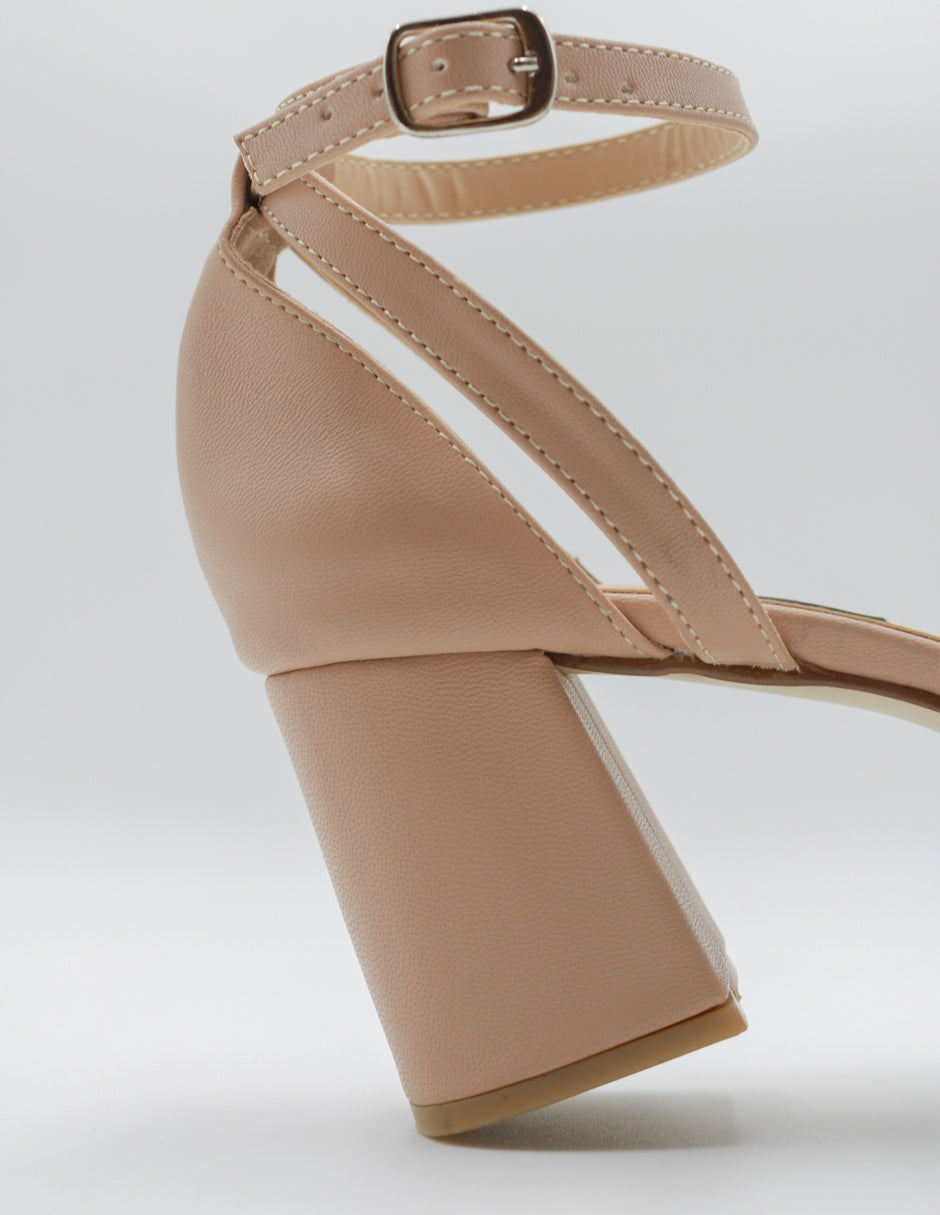 Zapatillas LADY en Piel vegana – Beige