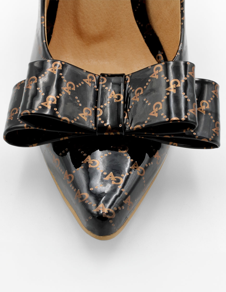 Zapatillas Exterior Charol Color Negro Para Mujer De RBCOLLECTION