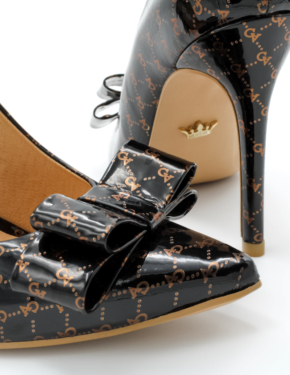 Zapatillas Exterior Charol Color Negro Para Mujer De RBCOLLECTION