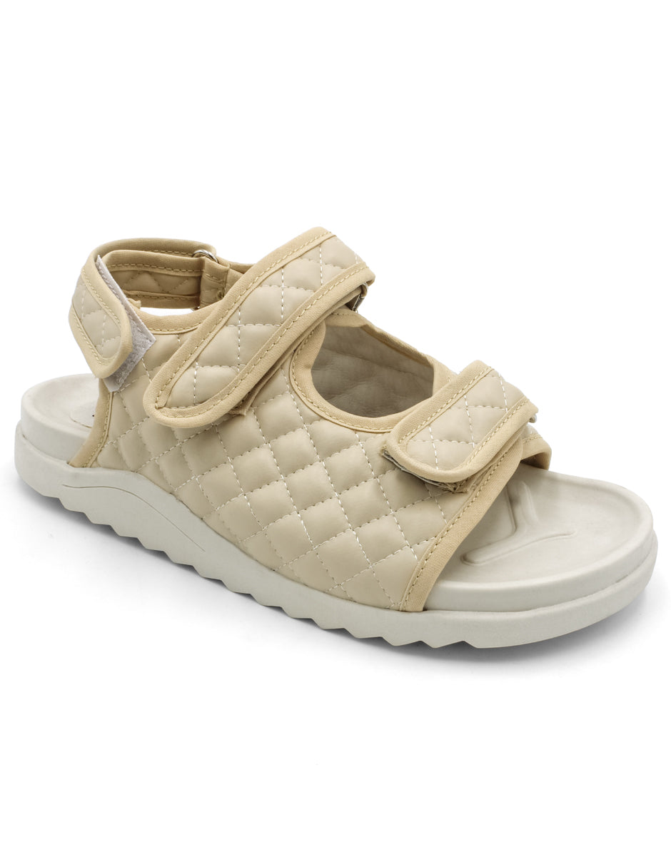 Sandalias de piso Exterior Sintético Color Beige  Para Mujer De RBCOLLECTION