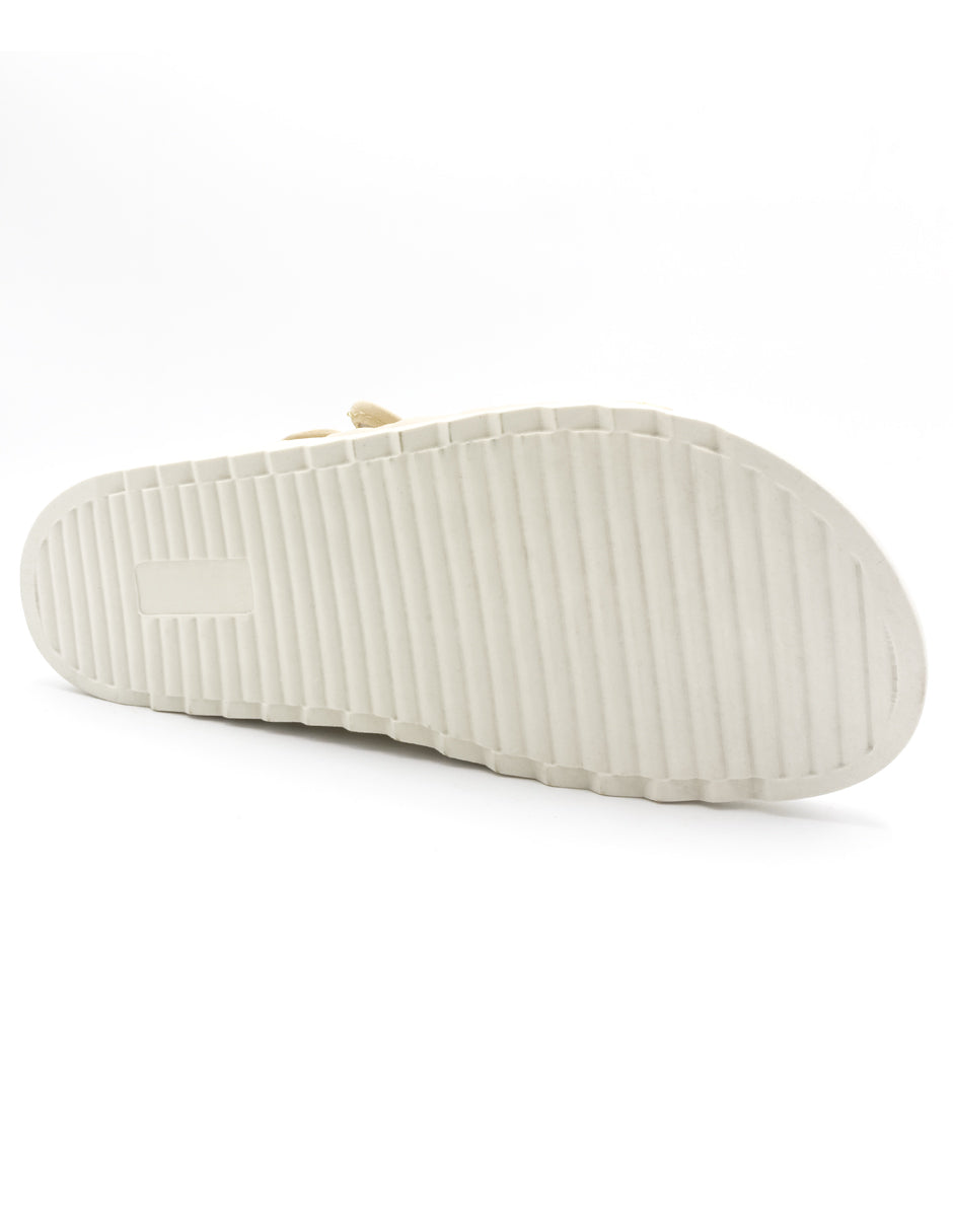 Sandalias de piso Exterior Sintético Color Beige  Para Mujer De RBCOLLECTION