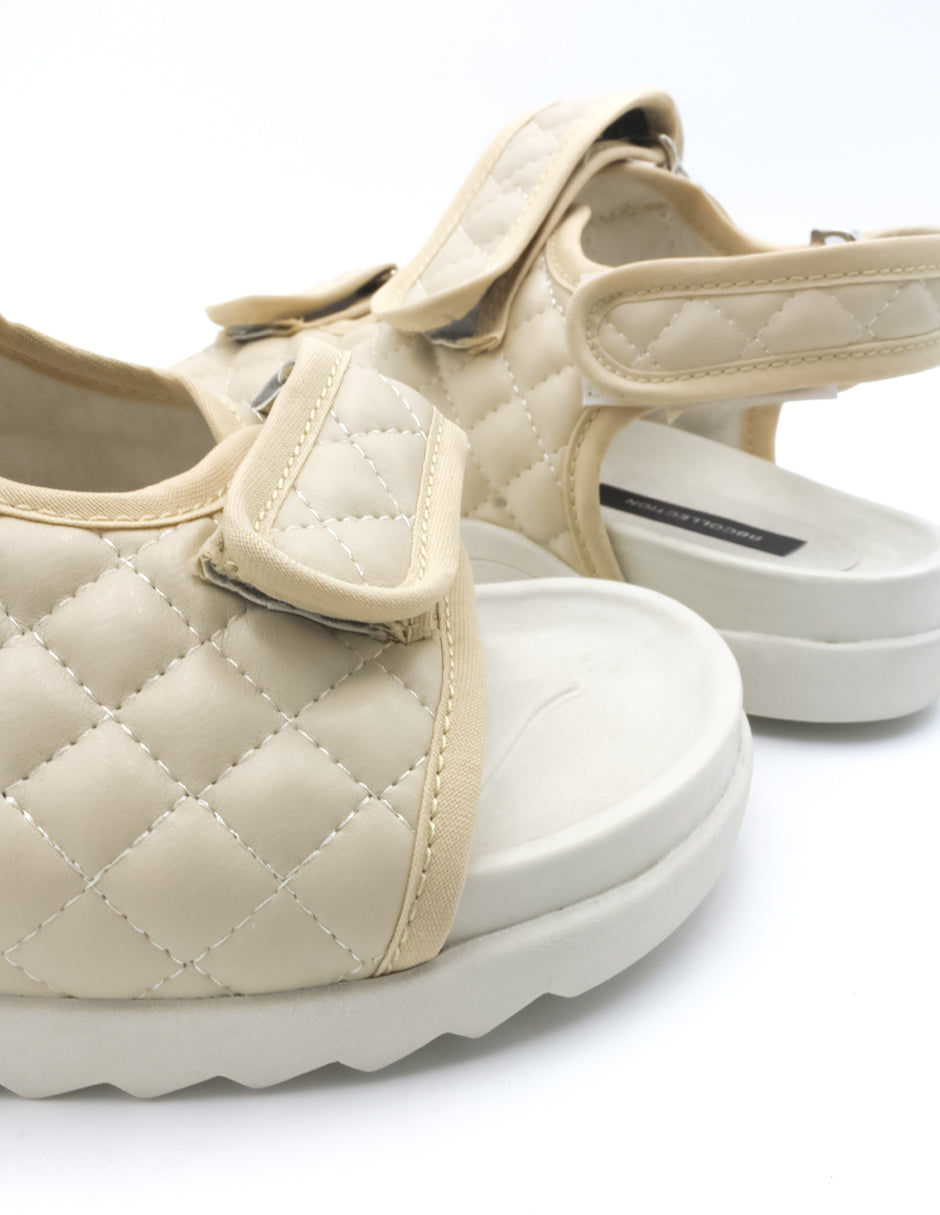 Sandalias de piso Exterior Sintético Color Beige  Para Mujer De RBCOLLECTION